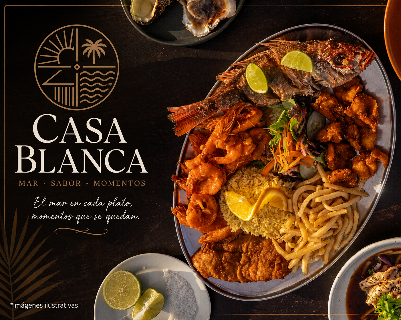 Propuesta gastronómica de Casa Blanca