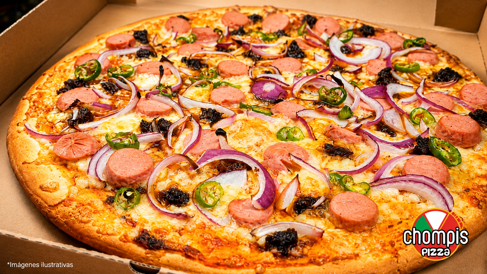 Propuesta gastronómica de Chompis Pizza